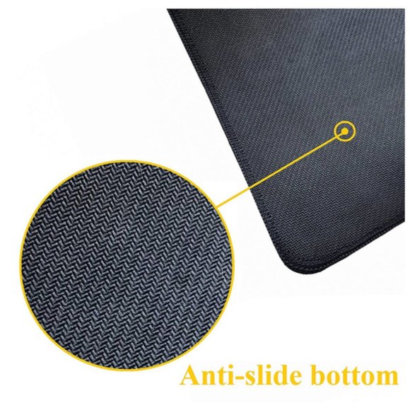 Gaming Mouse Pad with Stitched Edge - Non-Slip Rubber Base Mouse Mat - Picture 7 of 7